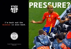 کری خواندن یامال قبل از بازی بارسلونا و پاری&zwnj;سن&zwnj;ژرمن