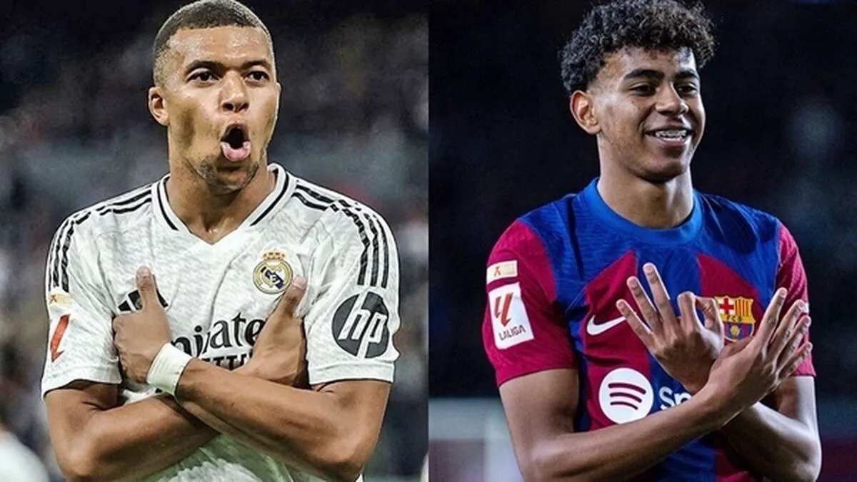 سبقت بارسلونا و یامال از رئال و امباپه