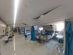 تجاوز وحشیانه اسرائیل به بیمارستان فارابی کرمانشاه!