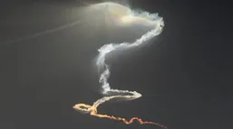 تصاویر شگفت انگیز پرتاب هیولای آسمان به سمت اسرائیل