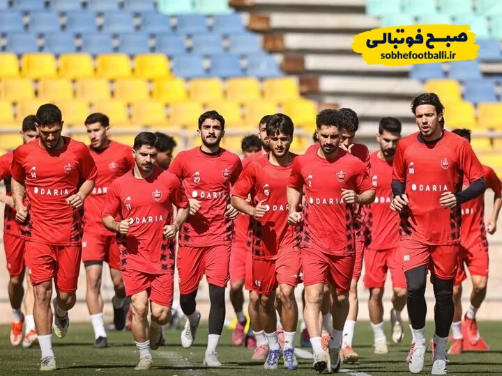 تمرینات پرسپولیس
