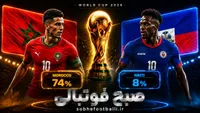 پیش‌بینی بازی مراکش و هائیتی در جام جهانی ۲۰۲۶؛ شیر‌های اطلس در آستانه فتح صدر؛ آیا هائیتی می‌تواند شگفتی‌ساز شود؟