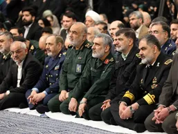 عکس؛ پیکر سرداران شهید باقری، حاجی زاده، سلامی و رشید