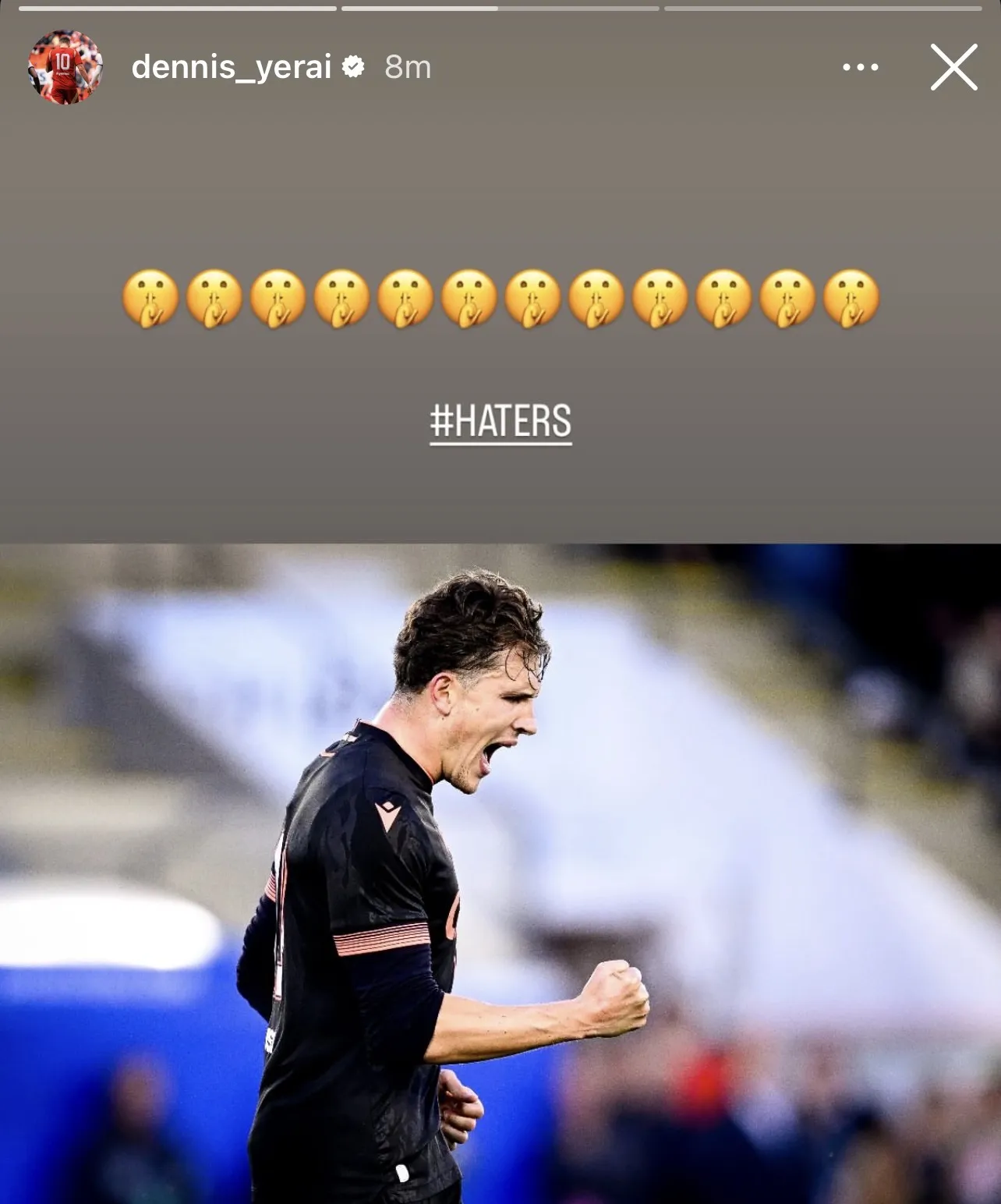 پست اینستاگرامی دنیس اکرت پست اینستاگرامی دنیس اکرت