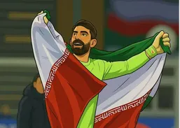 صعود ایران به جام جهانی به سبک انیمه ژاپنی