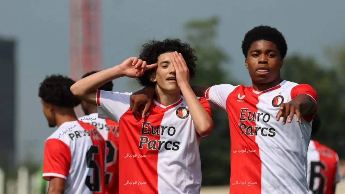 دعوت ستاره ایرانی&zwnj;الاصل فاینورد به تیم ملی جوانان هلند