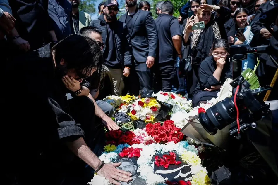 مراسم چهلم حمید هیراد