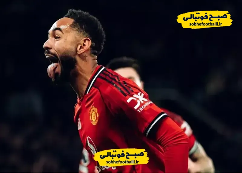 خلاصه بازی منچستر یونایتد 3 - فولام ۲ هفته ۲۴ لیگ برتر انگلیس