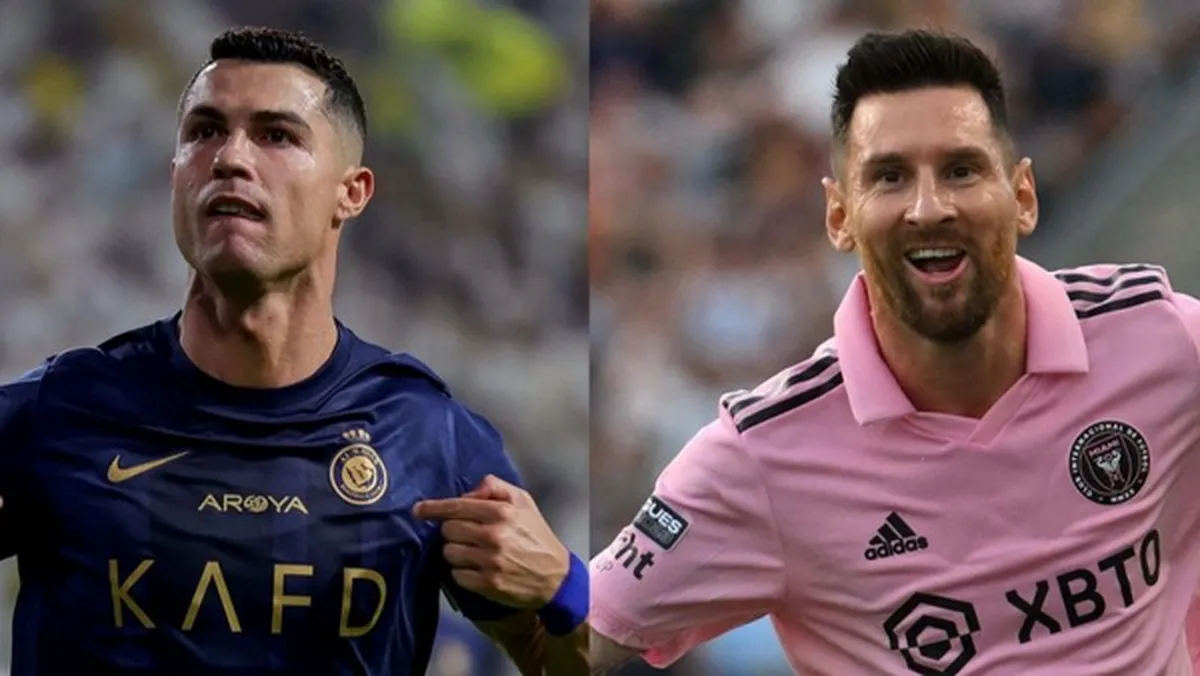 رونالدو ۲ برابر مسی گل زد