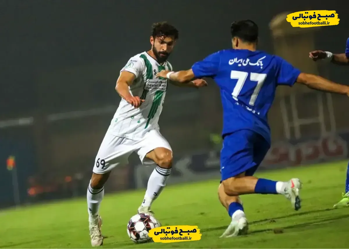 گل دوم خیبر به سپاهان توسط علی خانزادی