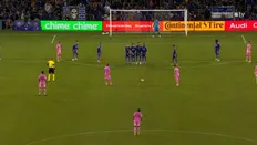 تصویر خبر گل دوم و زیبای لیونل مسی به اورلاندو سیتی از روی ضربه آزاد (اورلاندو سیتی ۲-۴ اینتر میامی)