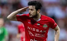 تصویر خبر سردار آزمون و همسرش به دیدار حاکم دوبی رفتن+عکس