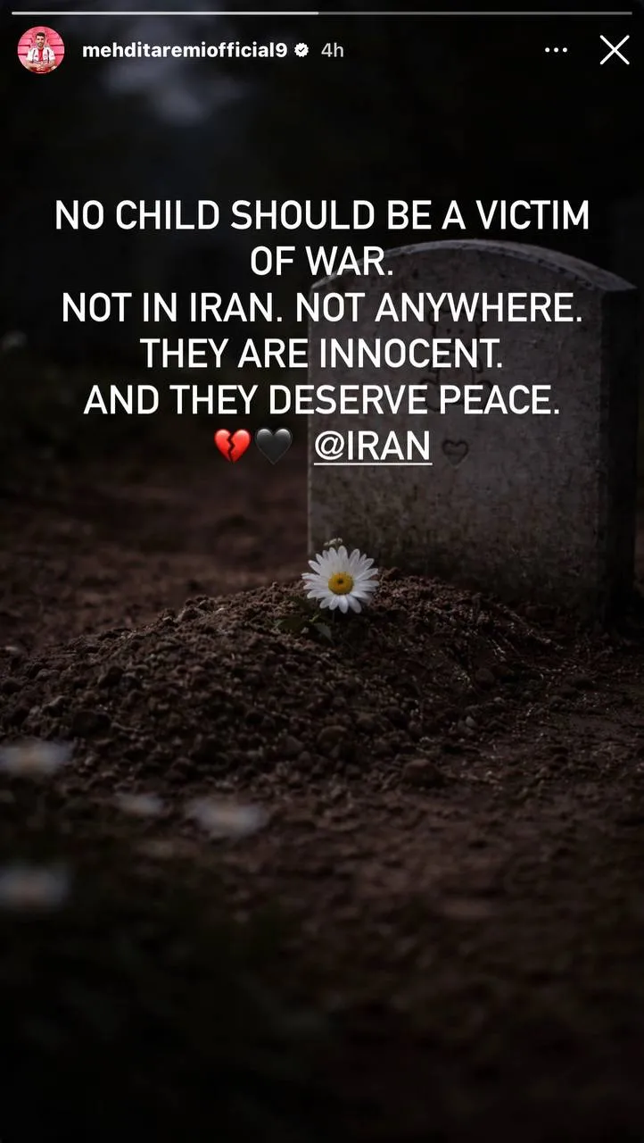 استوری مهدی طارمی