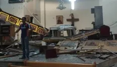 انفجار انتحاری در داخل کلیسایی در دمشق