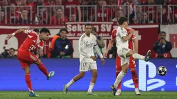 صعود دراماتیک بایرن مونیخ به نیمه&zwnj;نهایی لیگ قهرمانان با شکست رئال مادرید (۴-۳)