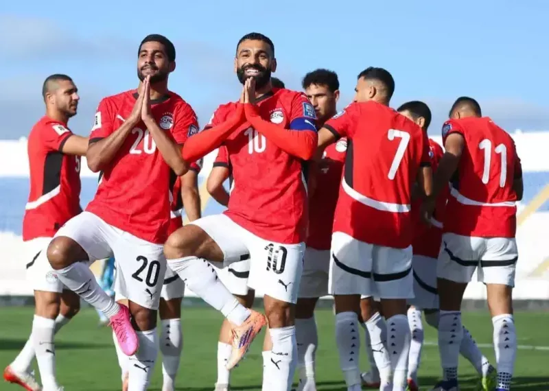 محمد صلاح در لباس تیم ملی مصر
