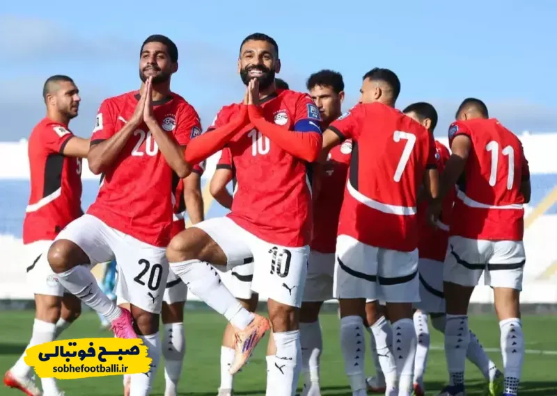 محمد صلاح در لباس تیم ملی مصر
