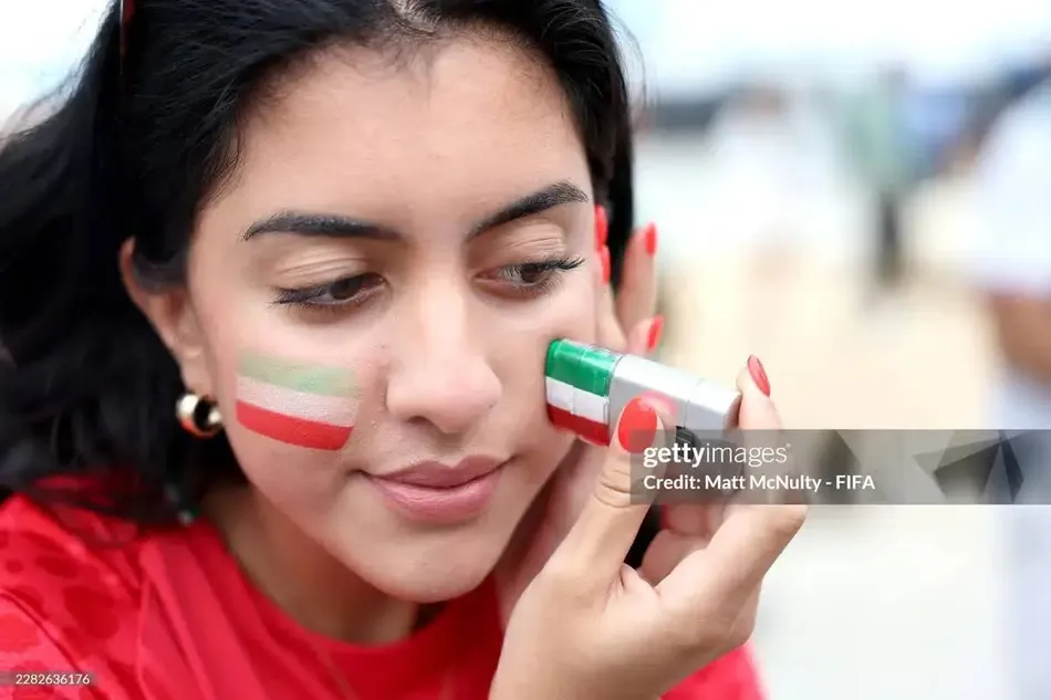 هواداران تیم ملی ایران در دیدار مقابل بلژیک