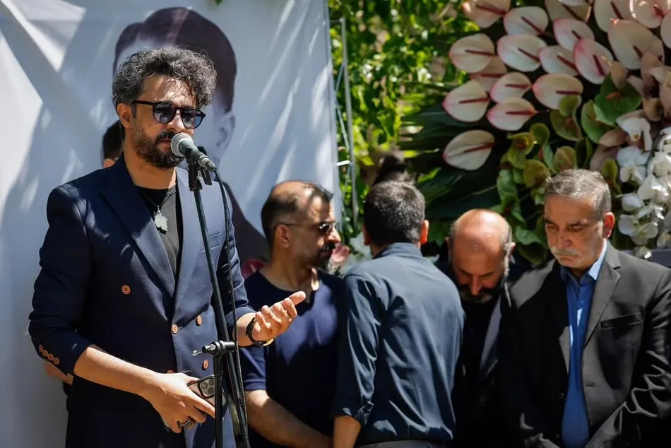 مراسم چهلم حمید هیراد