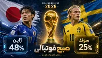پیش‌بینی هوش مصنوعی از بازی ژاپن و سوئد؛ سامورایی‌ها در آستانه صدرنشینی
