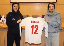 بازیگر محبوب سینما در اردوی تیم ملی فوتسال زنان