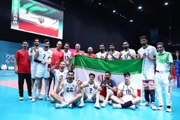 جشن قهرمانی والیبال ایران مقابل ترکیه؛ مدال خوش رنگ طلا تیک خورد | بازی&zwnj;های همبستگی کشور&zwnj;های اسلامی