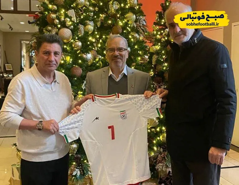 دیدار صمیمانه امیر قلعه&zwnj;نویی با سرپرست دفتر ایران در واشنگتن