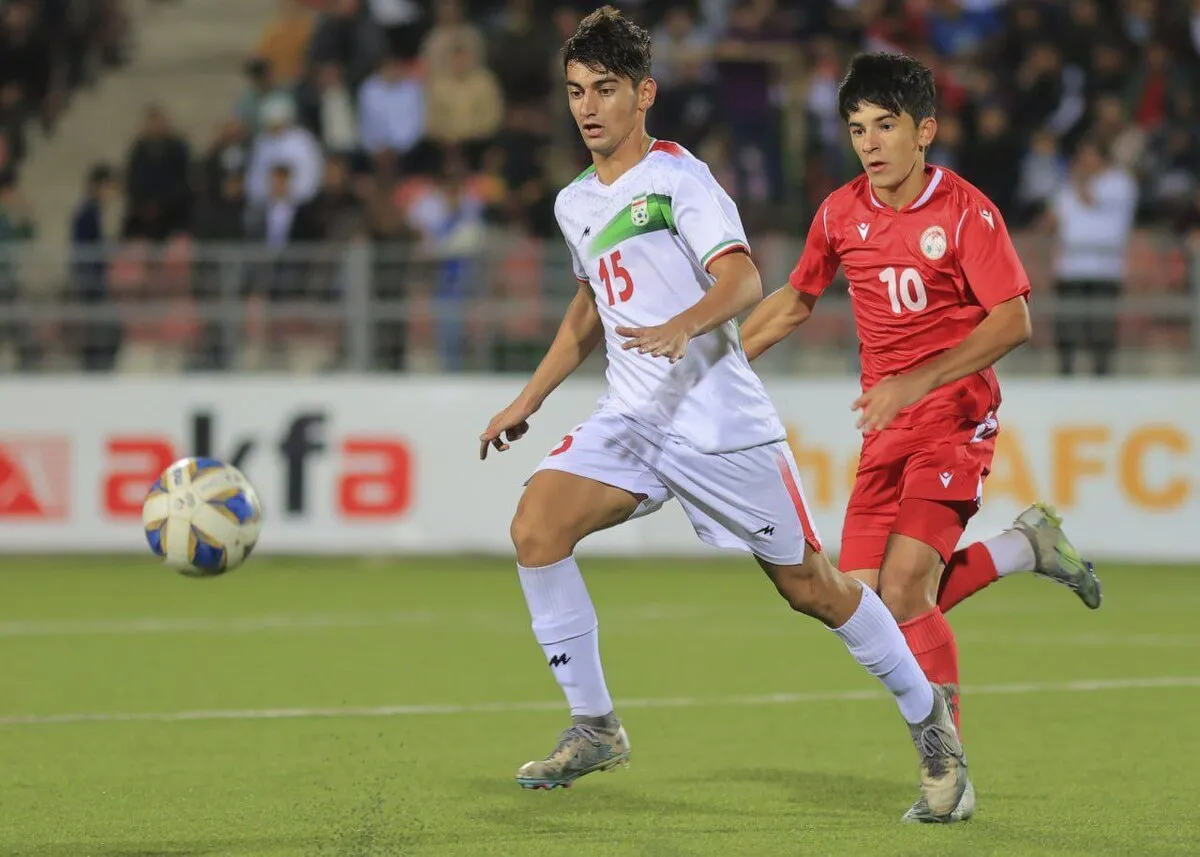 ایران و تاجیکستان زیر 17 سال