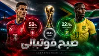 پیش‌بینی هوش مصنوعی از دیدار جمهوری چک و آفریقای جنوبی؛ نبرد بقا در جام جهانی ۲۰۲۶