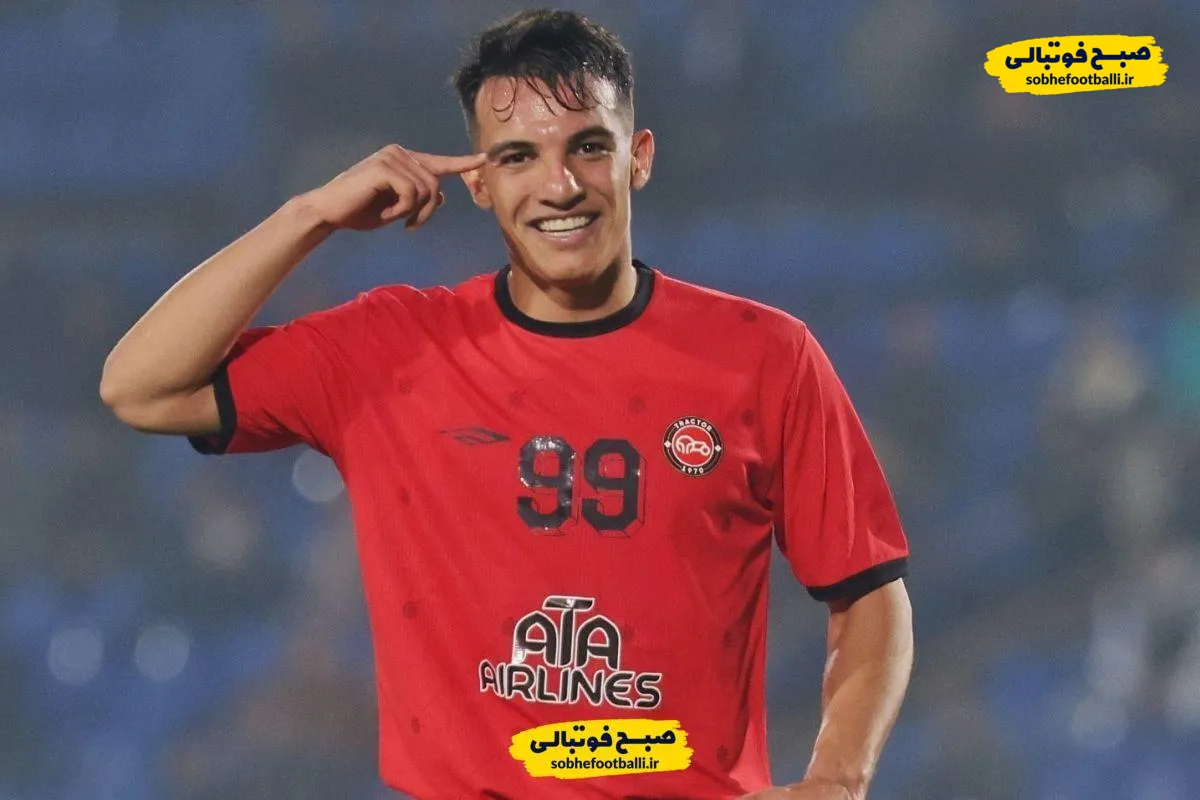 رکورد جهانی مهاجم تراکتور در بازی پرسپولیس