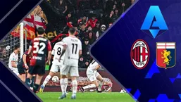 خلاصه بازی جنوا 1 - آث میلان 2