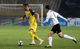 سپاهان و الحسین اردن نیمه اول بدون گل پایان یافت