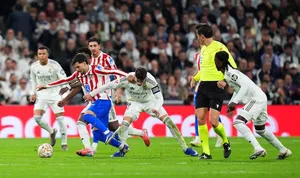 خلاصه بازی رئال مادرید 3 - اتلتیکومادرید 2 | هفته 29 لالیگا اسپانیا فصل 26-2025
