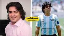 ماجرای عجیب هنرمند ایرانی که او را با مارادونا اشتباه می&zwnj;گیرند؛ از صف عکس یادگاری تا تماس تلفنی با مارادونا!