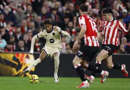 خلاصه بازی اتلتیکو بیلبائو 0 - بارسلونا 1 | لالیگا اسپانیا 2025/26 - هفته 27