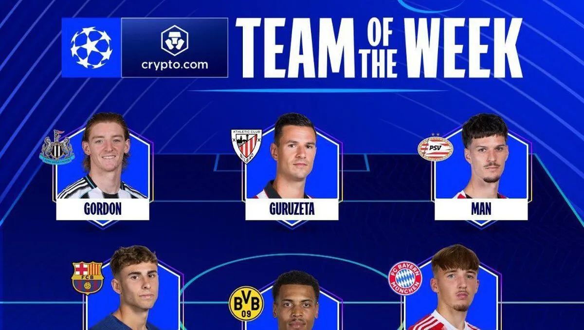 تیم منتخب هفته سوم لیگ قهرمانان اروپا اعلام شد؛ درخشش فرمین لوپز و ستاره ۱۷ ساله بایرن