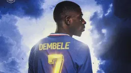 پیراهن طلایی شماره ۷ برای عثمان دمبله؛ هدیه فدراسیون فوتبال فرانسه پس از توپ طلا