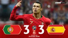 تصویر خبر هت&zwnj;تریک تاریخی رونالدو؛ تساوی دراماتیک پرتغال و اسپانیا در جام جهانی ۲۰۱۸