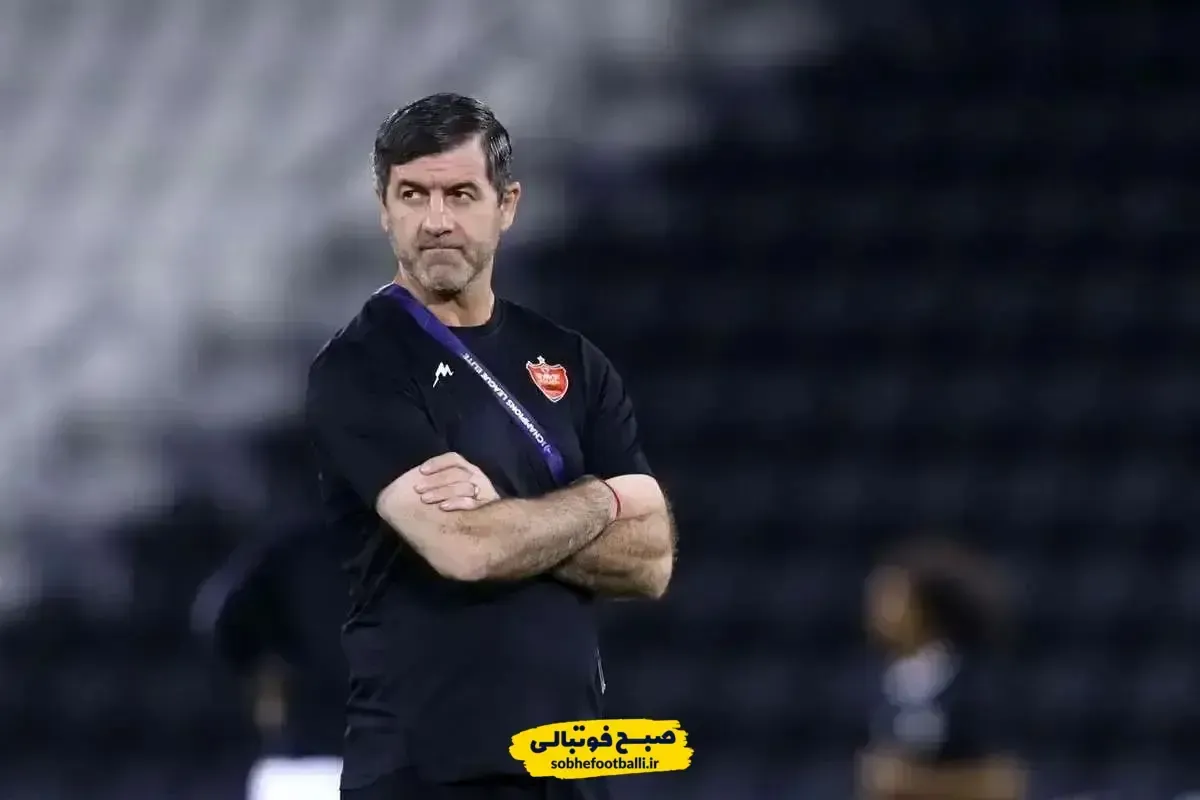 رفتار ویژه کریم باقری در روز برفی اکباتان