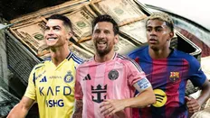 تصویر خبر ۱۰ بازیکن پردرآمد سال ۲۰۲۵؛ فاصله نجومی رونالدو با مسی و حضور یامال در جمع بچه پولدار&zwnj;ها