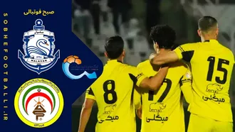 خلاصه بازی ملوان ۰ - فجر سپاسی ۴ | لیگ برتر ایران