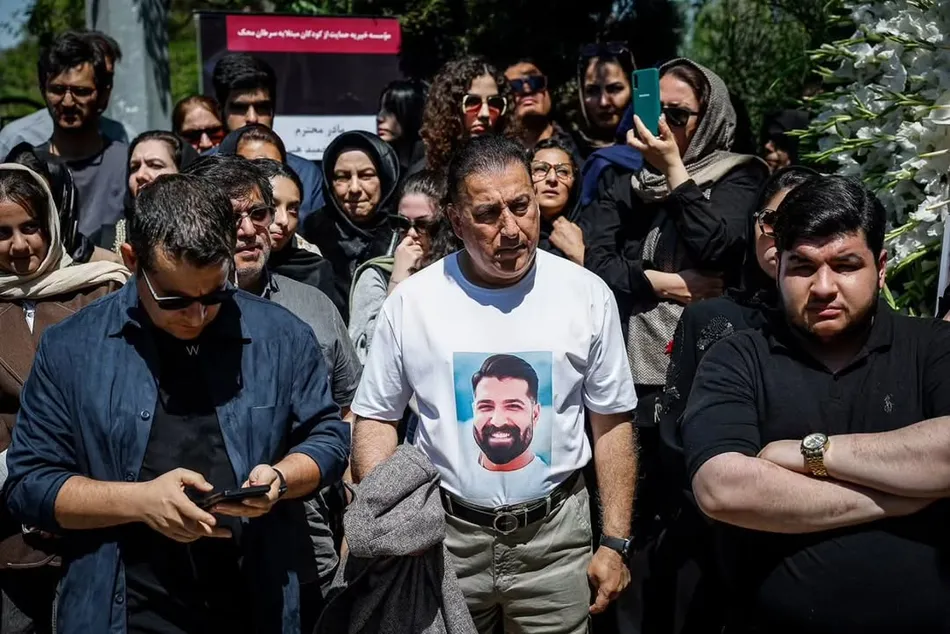 مراسم چهلم حمید هیراد