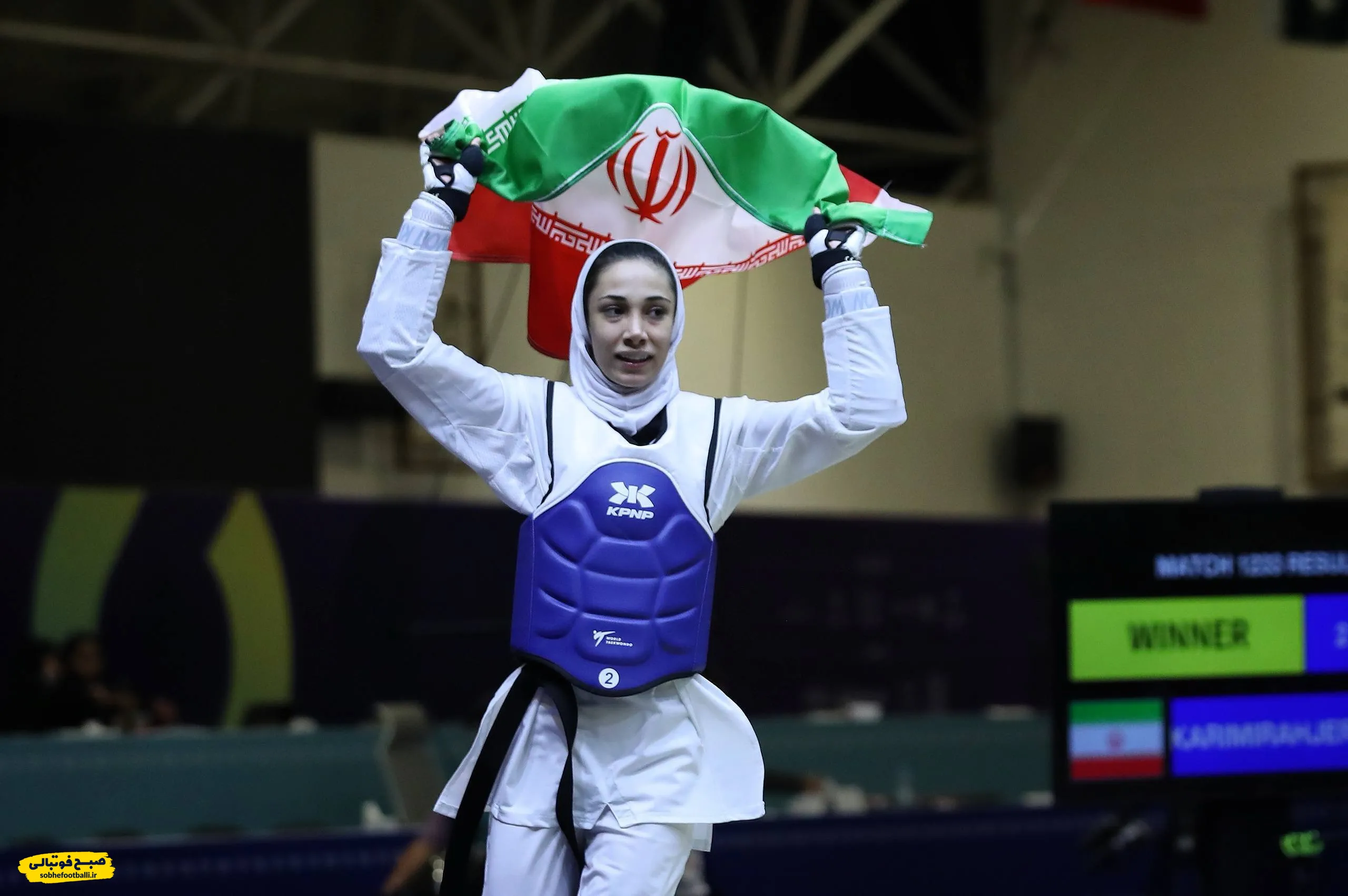 ساینا کریمی با درخشش خیره&zwnj;کننده، ایران را طلایی کرد
