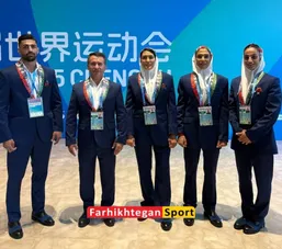 پوشش یکسان ملی&zwnj;پوشان زن و مرد ایران در بازی&zwnj;های جهانی!