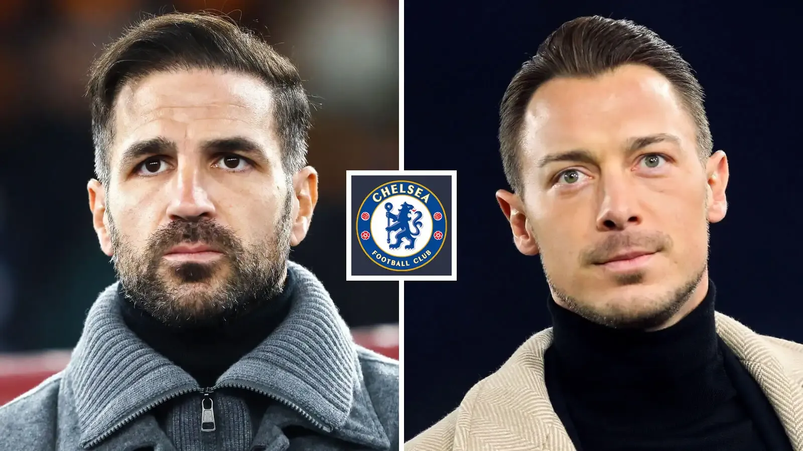 سسک فابرگاس و ماتیاس جیسل، لوگو چلسی هم در وسط