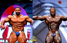 تصویر خبر مقایسه بدن هادی چوپان و سامسون دوودا در مستر المپیا