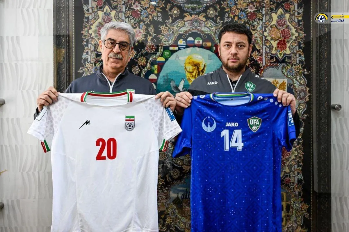رنگ پیراهن تیم ملی ایران و ازبکستان مشخص شد
