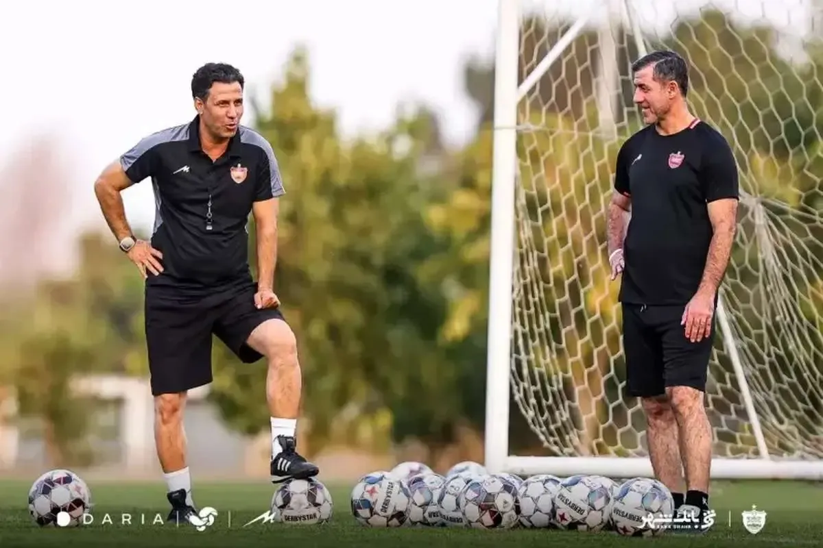 تمرین کریم باقری با پرسپولیس
