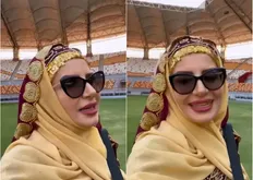 تصویر خبر راز تصویر خاله شادونه در ورزشگاه فولاد مشخص شد