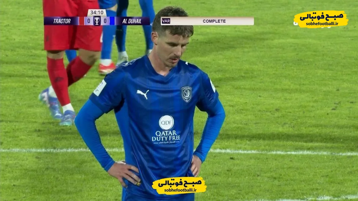 گل اول الدحیل به تراکتور (بوریگاد)